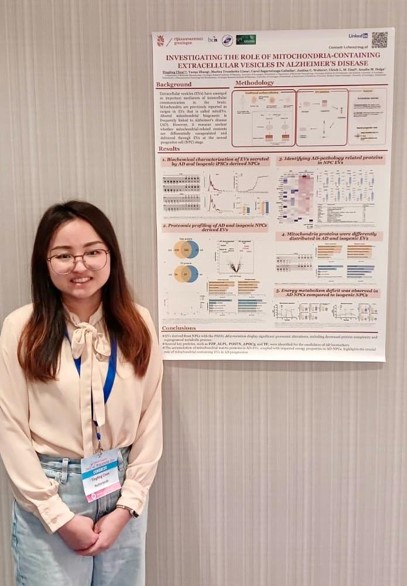 Exploring Mitochondria-Containing Extracellular Vesicles in Alzheimer’s Disease Wins WMS Best Poster Presentation (2)